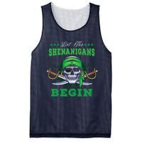 Gasparilla St. Patrick's Pirate Let The Shenanigans Begin Mesh Reversible Basketball Jersey Tank