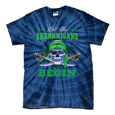 Gasparilla St. Patrick's Pirate Let The Shenanigans Begin Tie-Dye T-Shirt