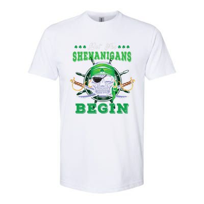 Gasparilla St. Patrick's Pirate Let The Shenanigans Begin Softstyle CVC T-Shirt