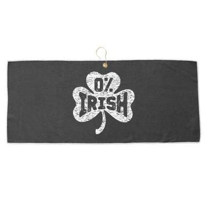 Green Saint Patrick's Day Lucky Irish Ireland St Patty Party Large Microfiber Waffle Golf Towel