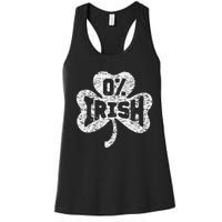 Green Saint Patrick's Day Lucky Irish Ireland St Patty Party Women's Racerback Tank