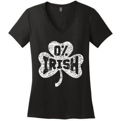 Green Saint Patrick's Day Lucky Irish Ireland St Patty Party Women's V-Neck T-Shirt