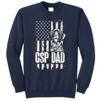 German Shorthaired Pointer Gsp Dad Dog American Flag Sweatshirt