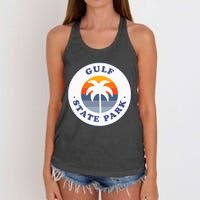 Gulf State Park Alabama Al Gulf Coast Souvenir Vacation Women's Knotted Racerback Tank