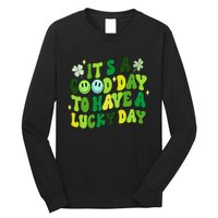 Groovy St Patricks Day Party funny Green Long Sleeve Shirt