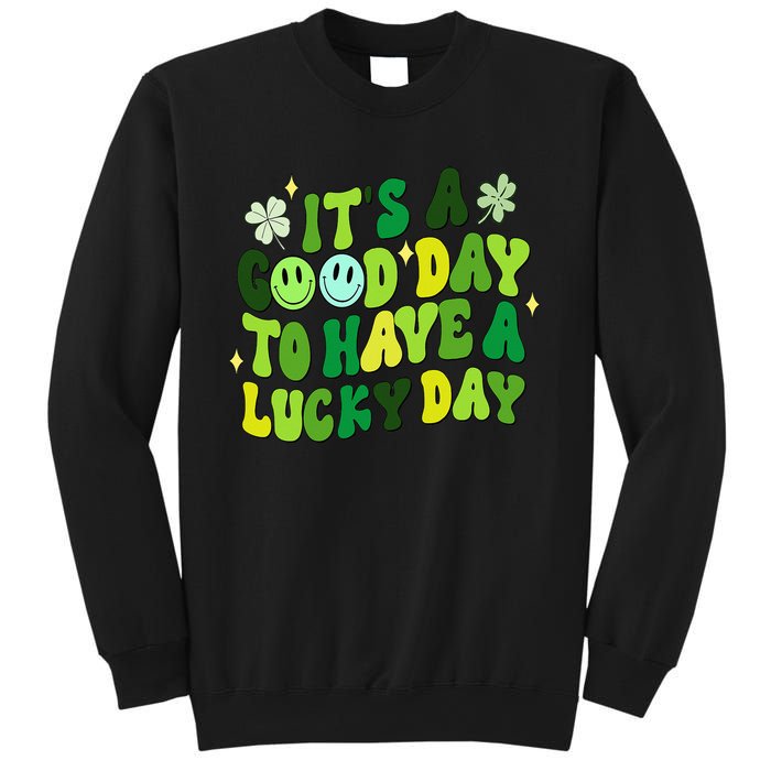 Groovy St Patricks Day Party funny Green Sweatshirt