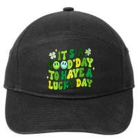 Groovy St Patricks Day Party funny Green 7-Panel Snapback Hat