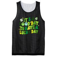 Groovy St Patricks Day Party funny Green Mesh Reversible Basketball Jersey Tank