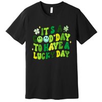 Groovy St Patricks Day Party funny Green Premium T-Shirt