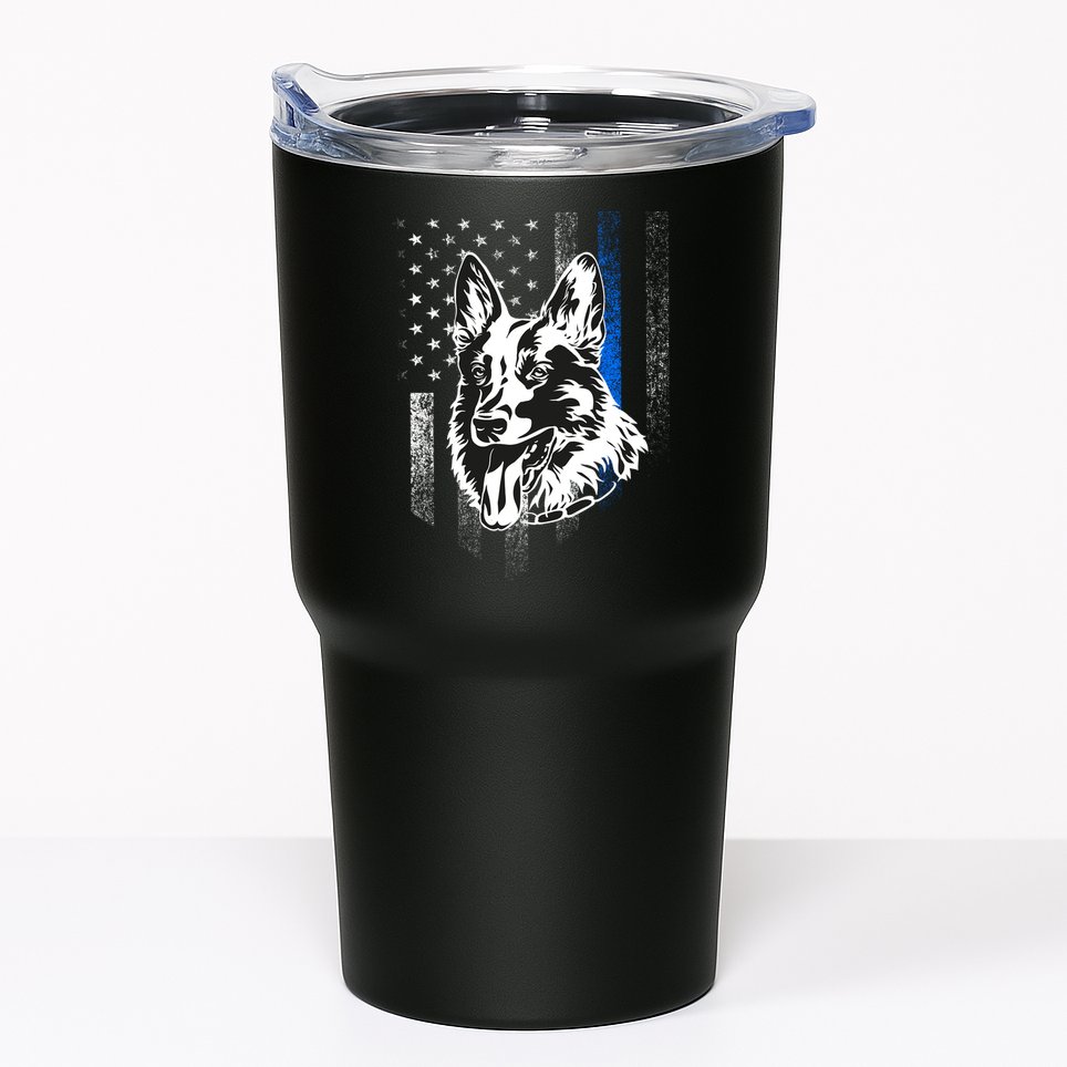 German Shepherd Police Dog Tumbler
