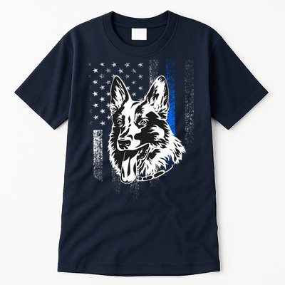 German Shepherd Police Dog Tall T-Shirt