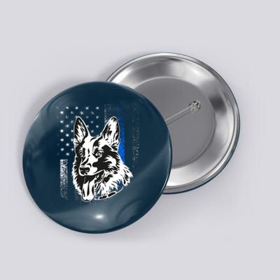 German Shepherd Police Dog Button