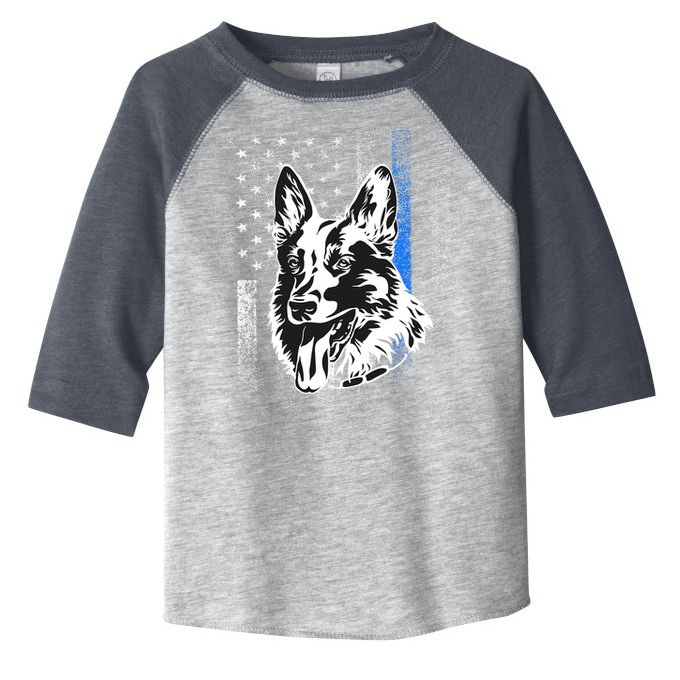 German Shepherd Police Dog Toddler Fine Jersey T-Shirt