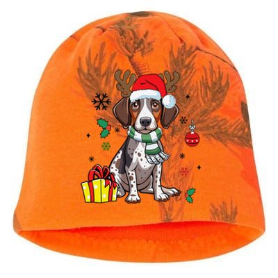 German Shorthaired Pointer Dog Santa Merry Xmas Christmas Kati - Camo Knit Beanie