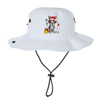 German Shorthaired Pointer Dog Santa Merry Xmas Christmas Legacy Cool Fit Booney Bucket Hat