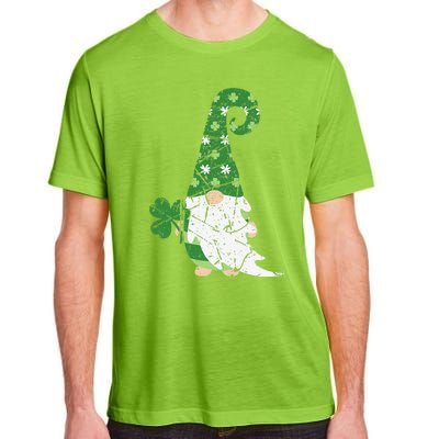 Gnome St. Patricks Day Irish Celebration Shamrock Women Adult ChromaSoft Performance T-Shirt