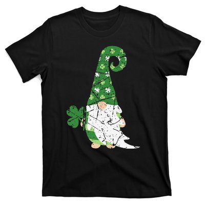 Gnome St. Patricks Day Irish Celebration Shamrock Women T-Shirt