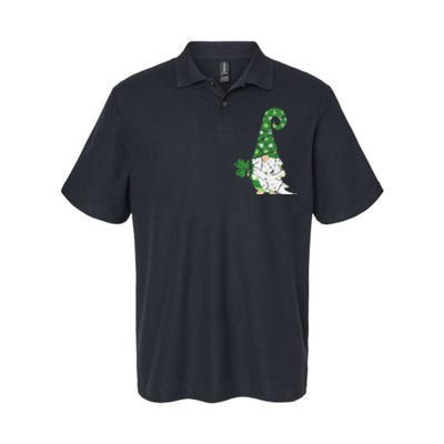 Gnome St. Patricks Day Irish Celebration Shamrock Women Softstyle Adult Sport Polo