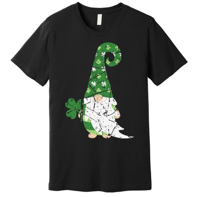 Gnome St. Patricks Day Irish Celebration Shamrock Women Premium T-Shirt