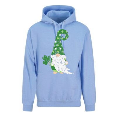 Gnome St. Patricks Day Irish Celebration Shamrock Women Unisex Surf Hoodie