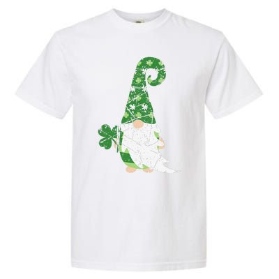 Gnome St. Patricks Day Irish Celebration Shamrock Women Garment-Dyed Heavyweight T-Shirt