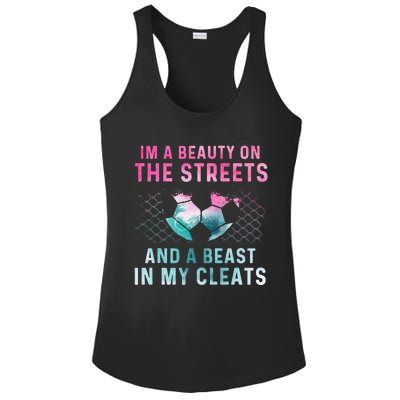 Girl Soccer Player Gifts Team Cleats Mom Goalie Captain Ladies PosiCharge Competitor Racerback Tank