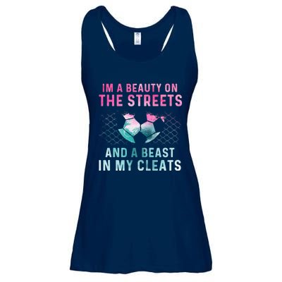 Girl Soccer Player Gifts Team Cleats Mom Goalie Captain Ladies Essential Flowy Tank