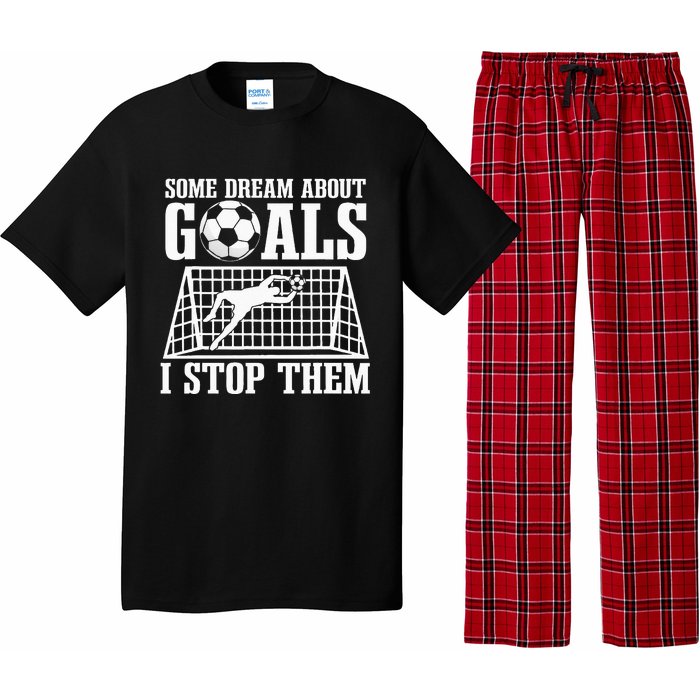 Goalie Soccer Player Goalkeeper Team Keeper Sport Goaltender Pajama Set