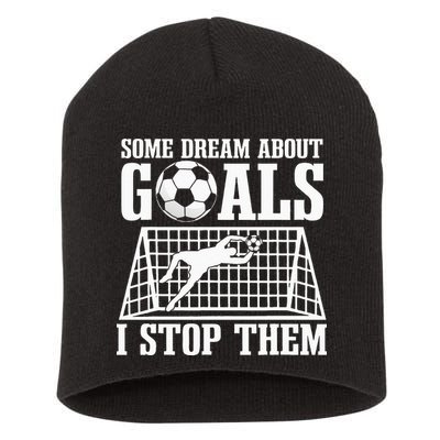 Goalie Soccer Player Goalkeeper Team Keeper Sport Goaltender Short Acrylic Beanie