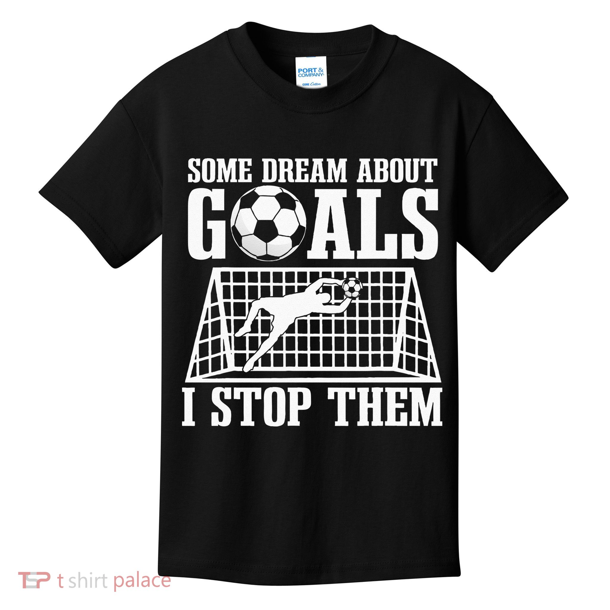 Goalie Soccer Player Goalkeeper Team Keeper Sport Goaltender Kids T-Shirt