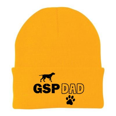 Ger Shorthaired Pointer Dad Dog Adopt Rescue Fathers Day Gift Knit Cap Winter Beanie