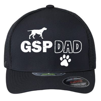 Ger Shorthaired Pointer Dad Dog Adopt Rescue Fathers Day Gift Flexfit Unipanel Trucker Cap