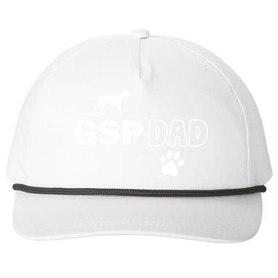 Ger Shorthaired Pointer Dad Dog Adopt Rescue Fathers Day Gift Snapback Five-Panel Rope Hat