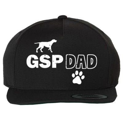 Ger Shorthaired Pointer Dad Dog Adopt Rescue Fathers Day Gift Wool Snapback Cap