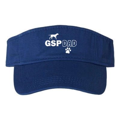 Ger Shorthaired Pointer Dad Dog Adopt Rescue Fathers Day Gift Valucap Bio-Washed Visor