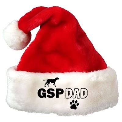 Ger Shorthaired Pointer Dad Dog Adopt Rescue Fathers Day Gift Premium Christmas Santa Hat