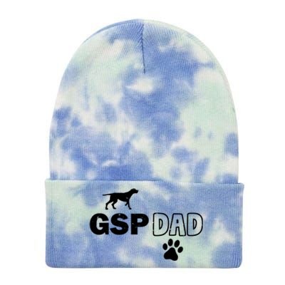 Ger Shorthaired Pointer Dad Dog Adopt Rescue Fathers Day Gift Tie Dye 12in Knit Beanie