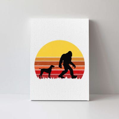 German Shorthaired Pointer Funny Retro Dog Design Canvas