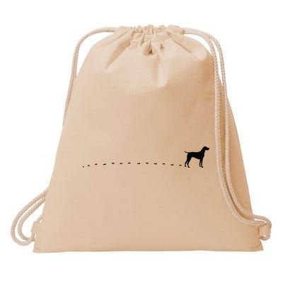 German Shorthair Pointer GSP MOM Dad Drawstring Bag