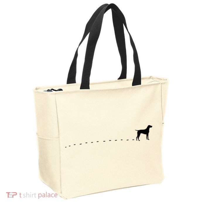 German Shorthair Pointer GSP MOM Dad Zip Tote Bag