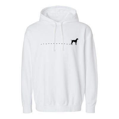 German Shorthair Pointer GSP MOM Dad Garment-Dyed Fleece Hoodie