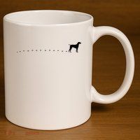 German Shorthair Pointer GSP MOM Dad 11oz C Handle Ceramic Mug