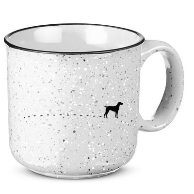 German Shorthair Pointer GSP MOM Dad 15oz Campfire Ceramic Mug