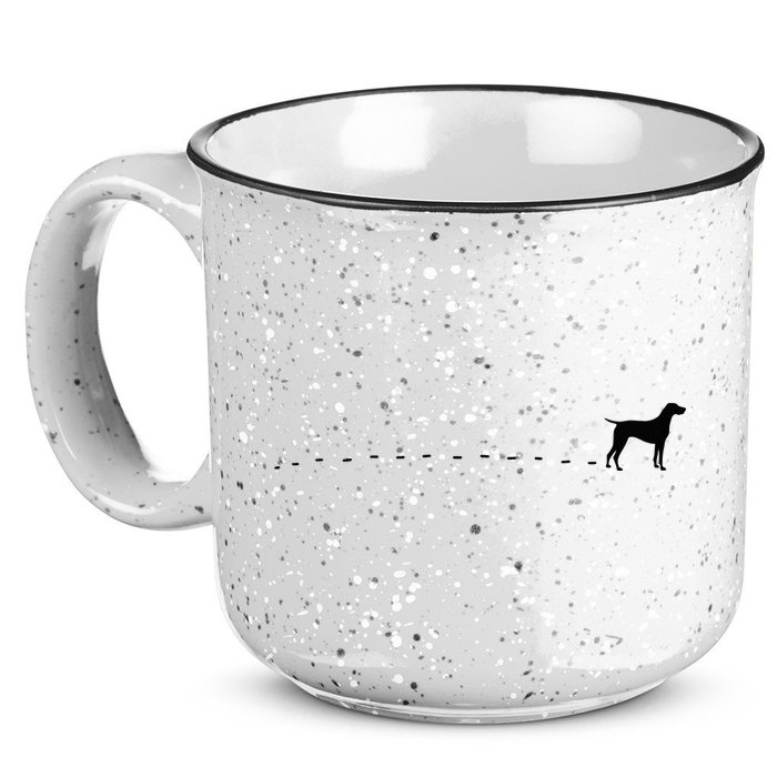 German Shorthair Pointer GSP MOM Dad 15oz Campfire Ceramic Mug