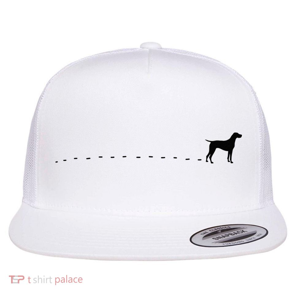 German Shorthair Pointer GSP MOM Dad Flatbill Hat