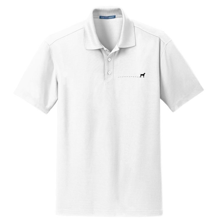 German Shorthair Pointer GSP MOM Dad Dry Zone Grid Polo