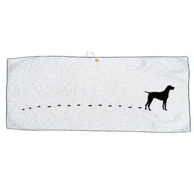 German Shorthair Pointer GSP MOM Dad Large Microfiber Waffle Golf Towel