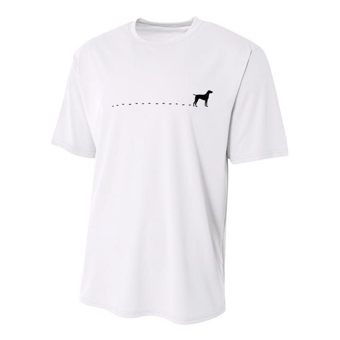 German Shorthair Pointer GSP MOM Dad Youth Performance Sprint T-Shirt