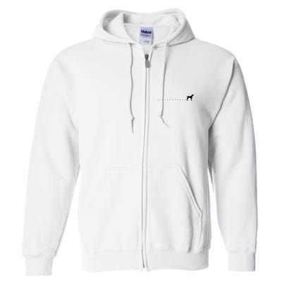 German Shorthair Pointer GSP MOM Dad Full Zip Hoodie