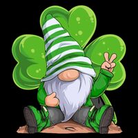 Gnome St Patrick's Day Clover Bucket Hat